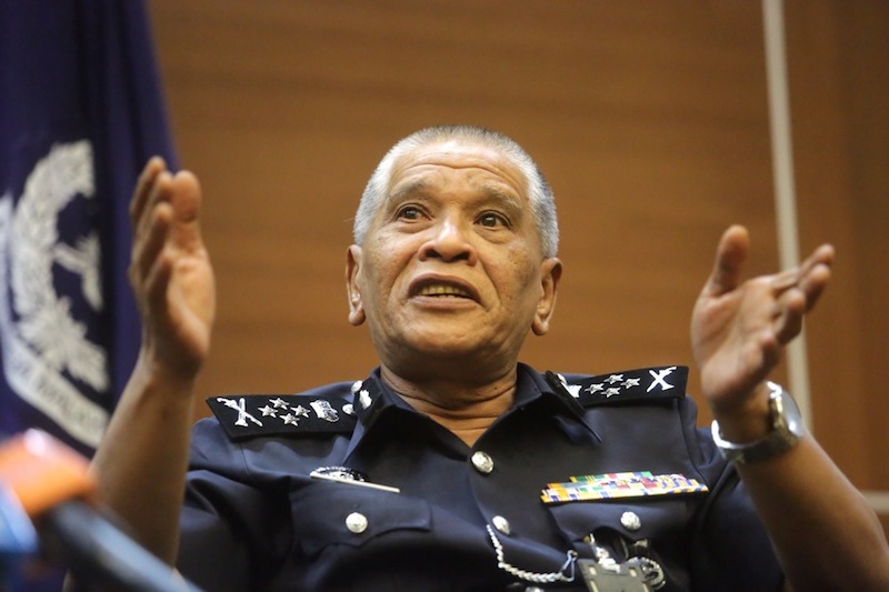 Deputy IGP Datuk Noor Rashid Ibrahim speaking at the federal police headquarters in Bukit Aman, August 6, 2015. u00e2u20acu2022 Picture by Choo Choy May  