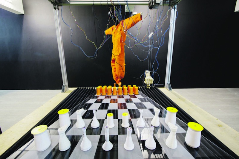 Bani Haykal's necropolis for those without sleep at the President's Young Talents 2015 exhibition.u00c2u00a0u00e2u20acu201d TODAY pic