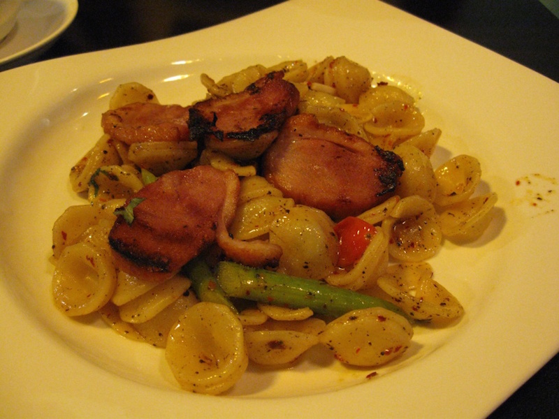 Orecchiette and Smoked Duck Breast, from way back when. Doubt they’ve tweaked the recipe much since this picture was taken.