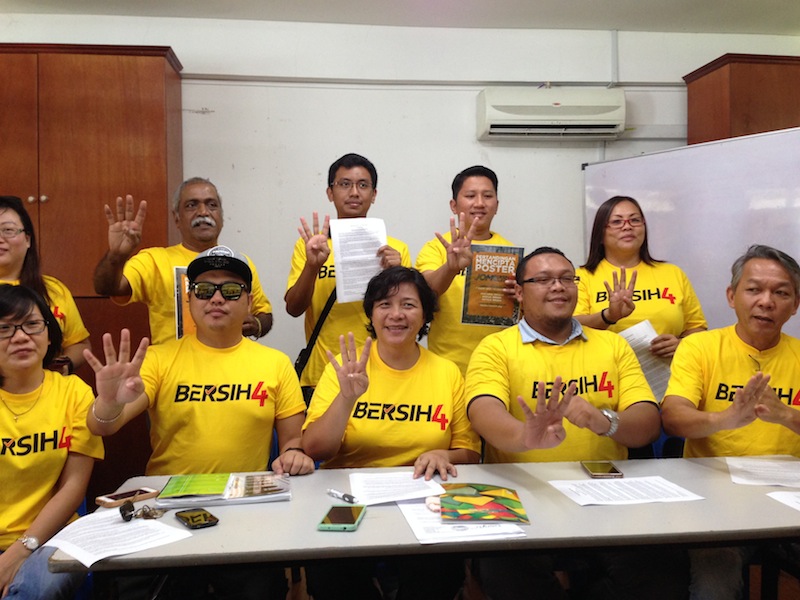 Sabah Bersih hopes to have police cooperation for Bersih 4's 24 hour rally this August 29. u00e2u20acu201d Picture by Julia Chan