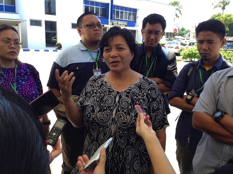 Sabah Bersih chairman Jannie Lasimbang hopes for police cooperation and assistance during its 24 hour rally at Tanjung Lipat bay this August 29. 