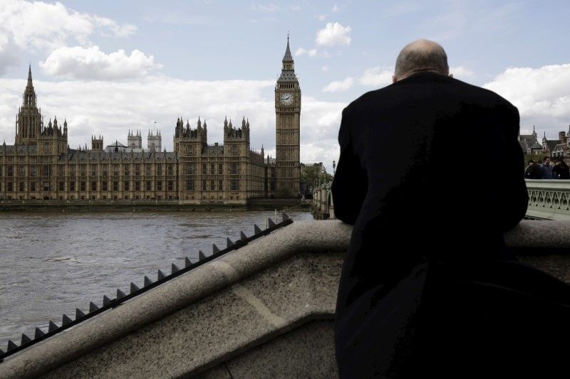 A man looks across the River Thames towards Big Ben and the Houses of Parliament in London, as Britain goes to the polls for a general election May 7, 2015. u00e2u20acu201d Reuters pic