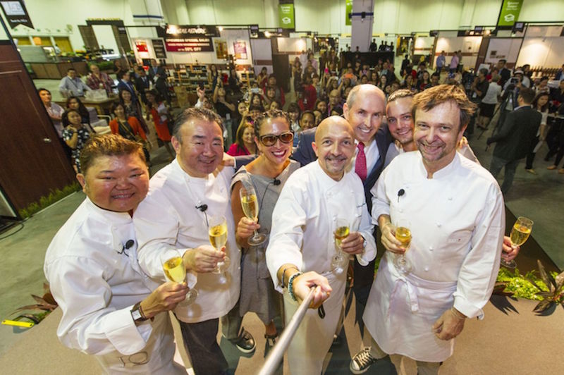 Christopher Christie (fourth from left), Executive Chef of Marina Bay Sands, and his band of celebrity chefs are back with more delish offerings. u00e2u20acu201d TODAY pic