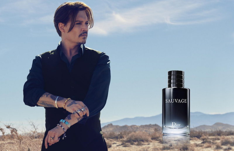 A campaign image of Dior Sauvage starring Johnny Depp. u00e2u20acu201d Picture via Dior.com