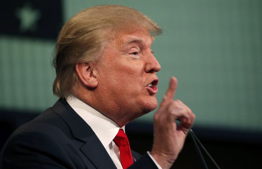 Republican 2016 US presidential candidate businessman Donald Trump speaks during the first official Republican presidential candidates debate of the 2016 US presidential campaign in Cleveland, Ohio, August 6, 2015. u00e2u20acu201d Reuters pic