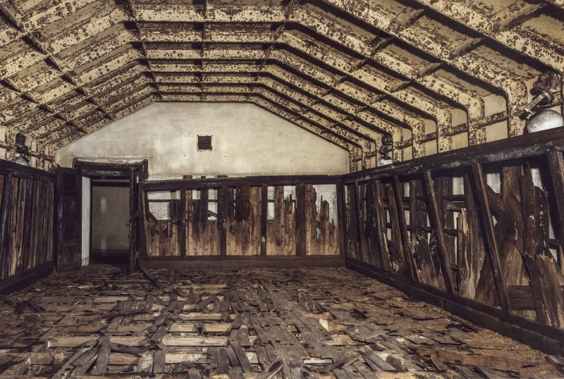 This handout photo provided by the Imperial Household Agency of Japan on August 2, 2015, shows the conference room inside of a bunker at the palace compound in Tokyo. — Reuters pic