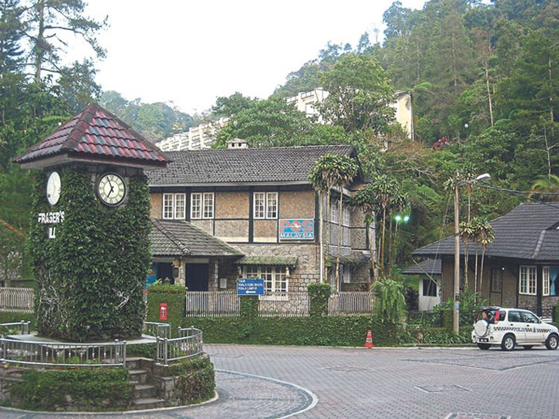 The clock tower is one of the town's landmarks, along with the post office which was built in the 1920s. u00e2u20acu201d Pictures by Tan Hee Hui