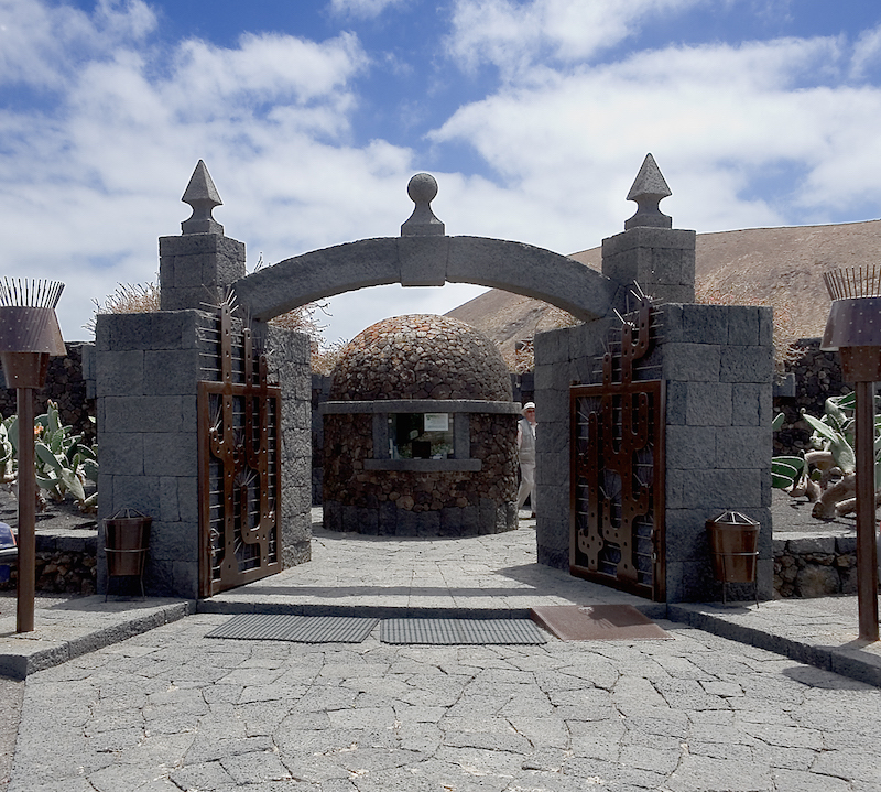 The entrance of César Manrique’s Jardin des Cactus. — Picture by Jardin de Cactus via AFP