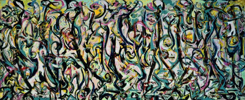 Jackson Pollock's 'Mural', painted in 1943, will be on display after an 18-month restoration.