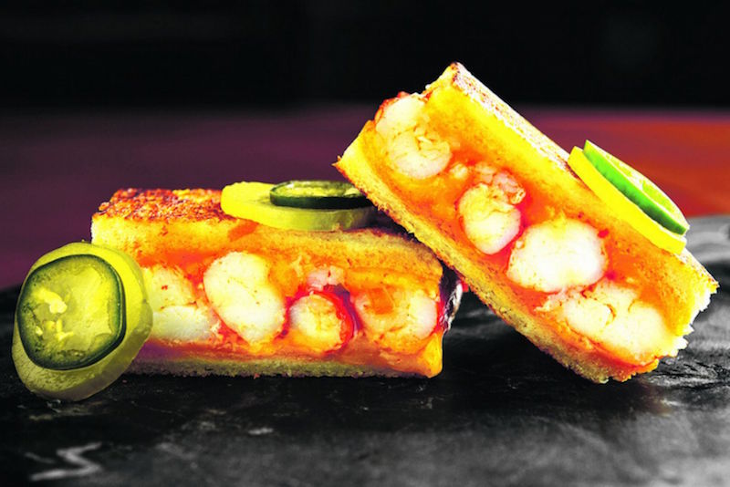 Visitors can sample winning adaptations of modern Californian cuisine, such as Adrift’s king crab melt. — TODAY pic