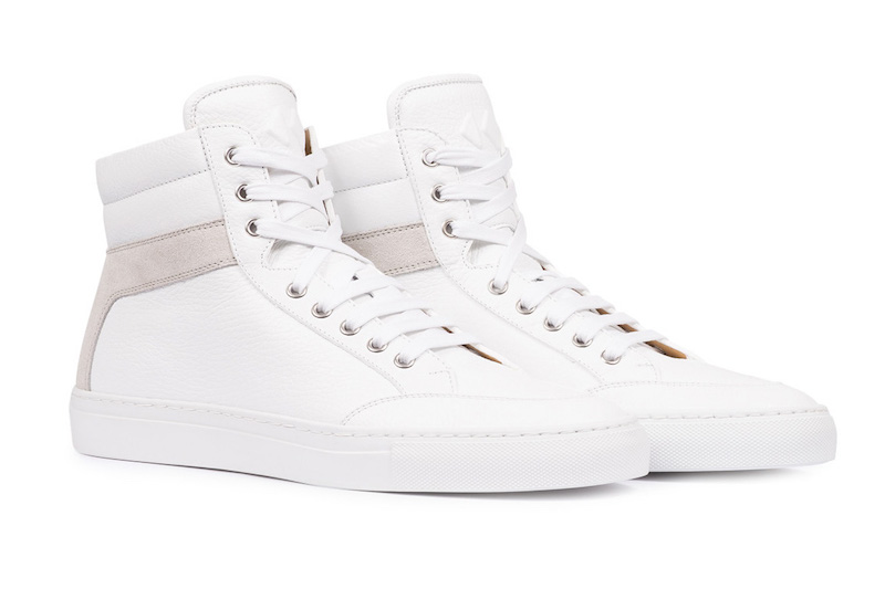 These full-grain pebbled leather high-tops by Koio Collective boast supreme fit and comfort. — Picture via KoioCollective.com