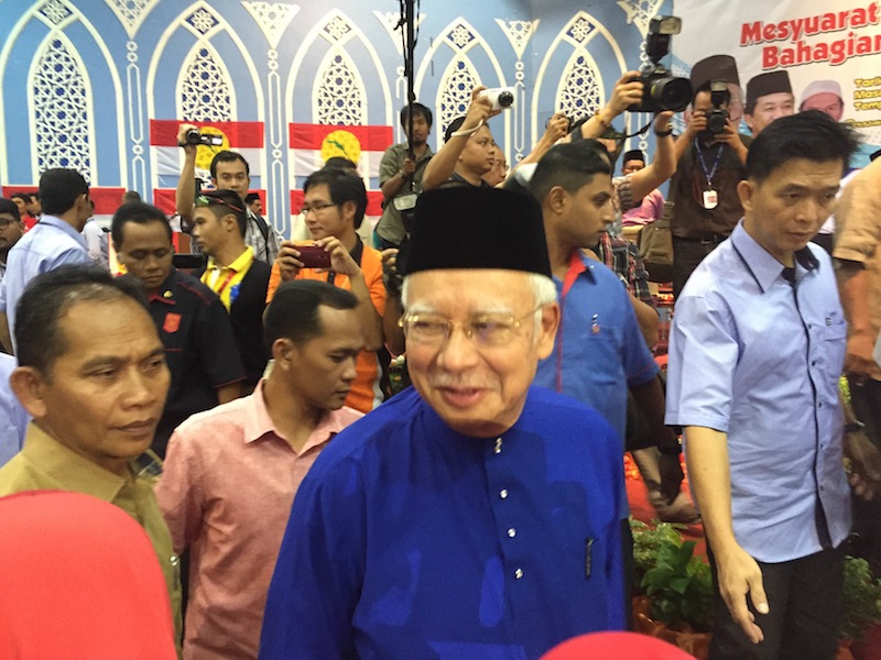 Datuk Seri Najib Razak officiating Umno division delegates meeting in Seremban, August 1, 2015. u00e2u20acu201d Picture by Kamles Kumar 