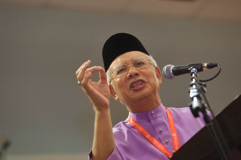 Prime Minister Datuk Seri Najib Razak attends Raya celebration in Selangor, August 2, 2015. u00e2u20acu2022 Picture by Saw Siow Feng