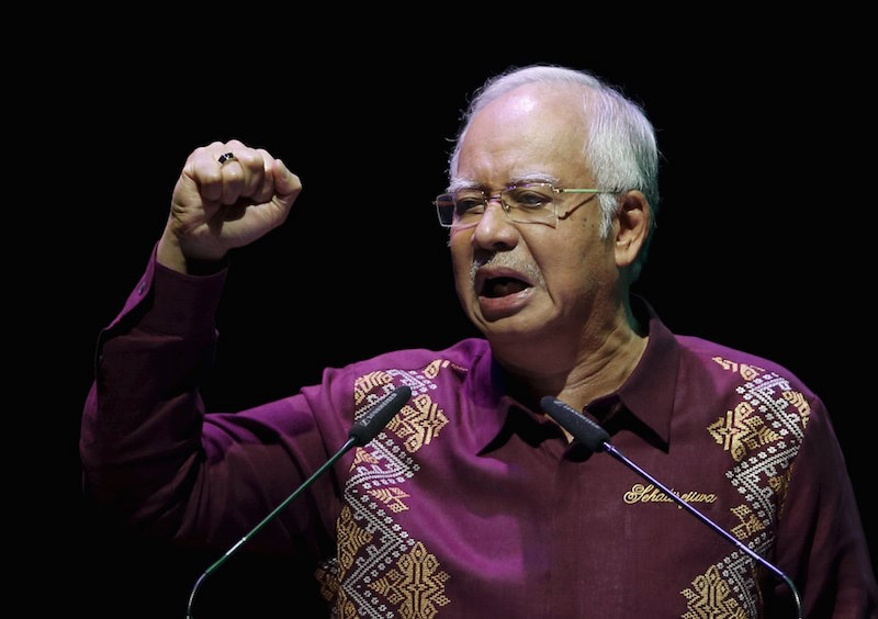 Prime Minister Datuk Seri Najib Razak addresses the nation in a National Day message in Kuala Lumpur August 30, 2015.  u00e2u20acu201d Reuters pic