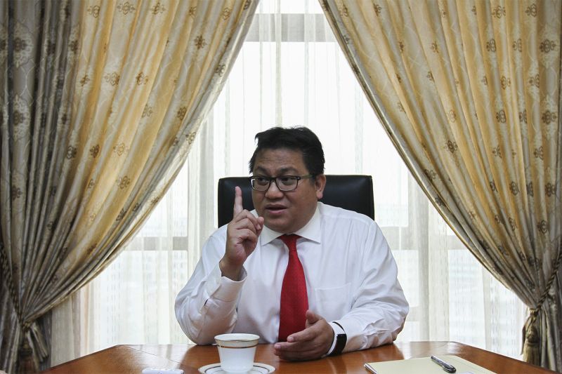 Deputy Minister of Home Affairs, Datuk Nur Jazlan Mohamed speaks to the media during an interview at his office in Putrajaya, August 19, 2015. u00e2u20acu2022 Picture by Yusof Mat Isa 