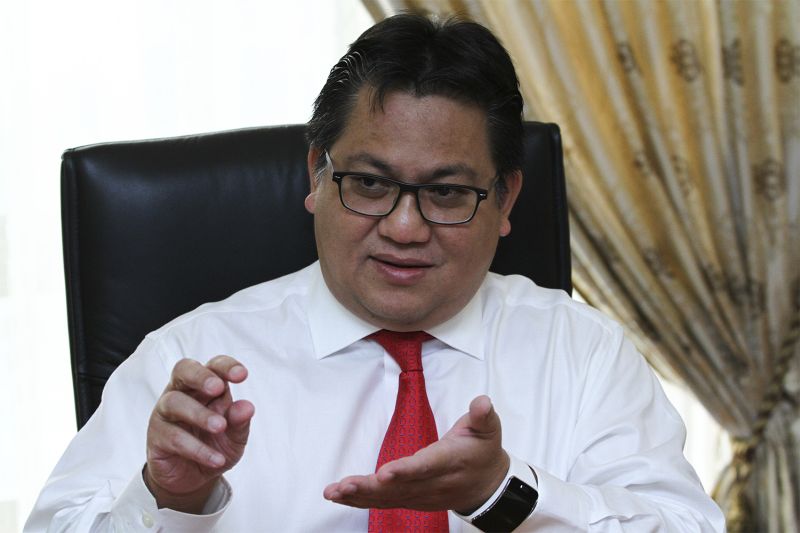 Deputy Minister of Home Affairs, Datuk Nur Jazlan Mohamed speaks to the media during an interview at his office in Putrajaya, August 19, 2015. u00e2u20acu2022 Picture by Yusof Mat Isa 