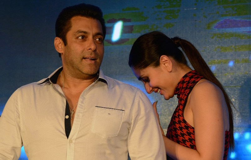 Indian Bollywood actors Salman Khan (left) and Kareena Kapoor Khan attend a promotional event for their forthcoming movie u00e2u20acu02dcBajrangi Bhaijaanu00e2u20acu2122 in New Delhi on July 14, 2015. u00e2u20acu201d AFP pic