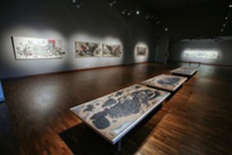 Tay Chee Toh’s Dayak: Woodblock Prints exhibition at NAFA in 2012. — Picture by NAFA via TODAY