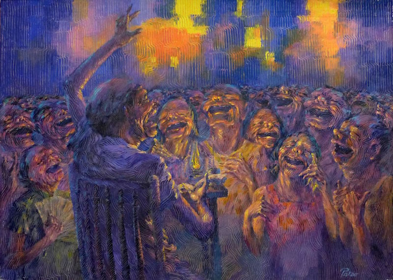 ‘A Humorous Tale’ from 73-year-old Patrick Teo’s second solo exhibition Almost Forgotten at Eagle’s Eye Art Gallery. — Picture courtesy of the artist via TODAY