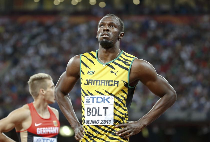 Usain Bolt of Jamaica competes in the menu00e2u20acu2122s 100m semi-final run during the 15th IAAF World Championships at the National Stadium in Beijing, China August 23, 2015. u00e2u20acu201d Reuters pic
