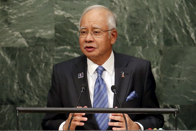 Prime Minister Datuk Seri Najib Razak addresses a plenary meeting of the United Nations Sustainable Development Summit 2015 at the United Nations headquarters in Manhattan, New York September 27, 2015. u00e2u20acu201d Reuters pic