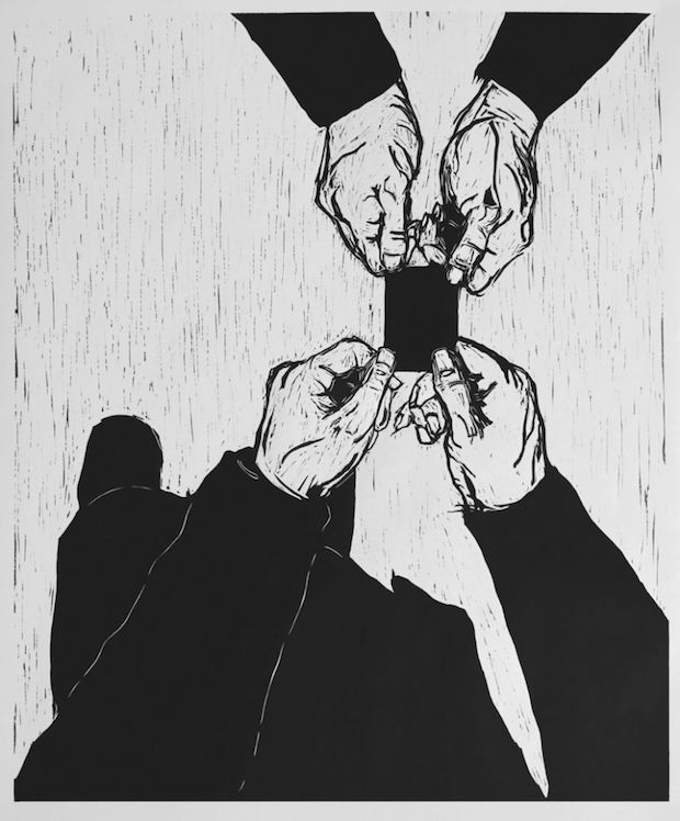 Zhang Fumingu00e2u20acu2122s Impression at Affordable Art Fairu00e2u20acu2122s Young Talent Programme 2014/15 Winners Solo Exhibitions. u00e2u20acu201d Photo courtesy of the artist via TODAY