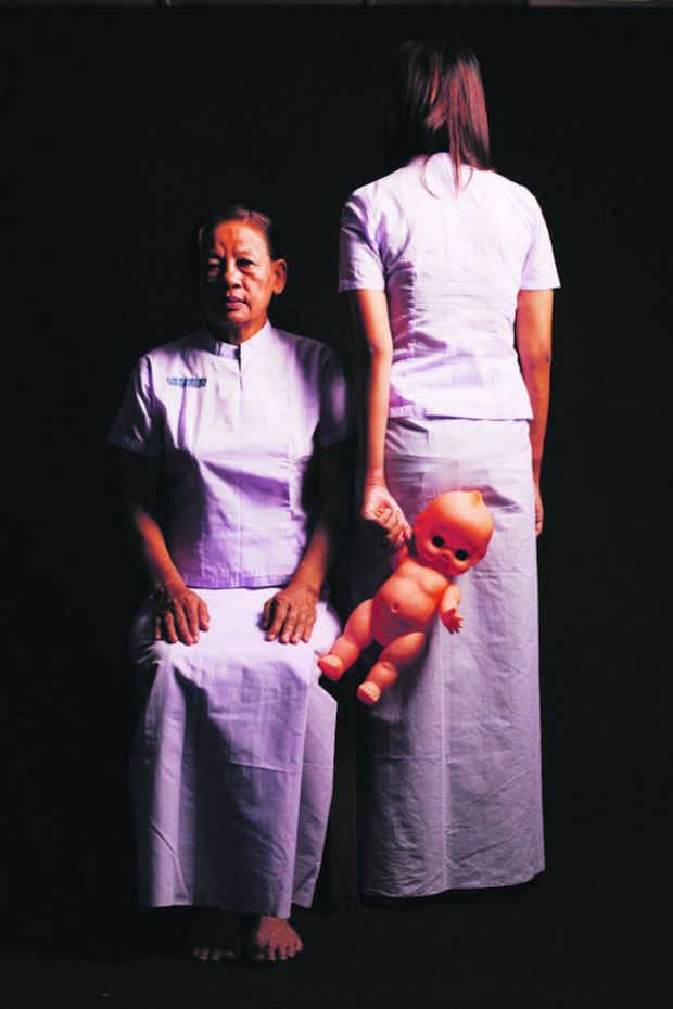 Khin Thethtar Latt’s ‘Hunger 5’ at Affordable Art Fair’s Young Talent Programme 2014/15 Winners Solo Exhibitions. — Photo courtesy of the artist via TODAY