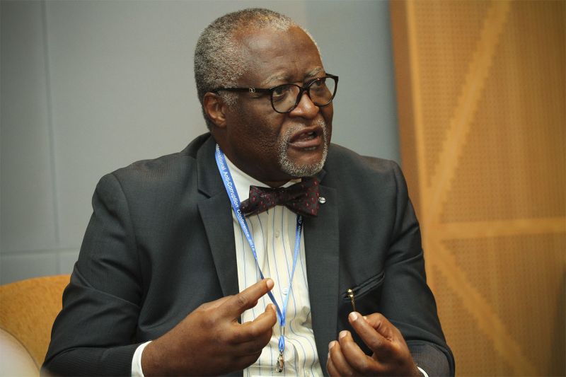 Chair of IACC Council, Akere Muna speaks to reporters during an interview in Putrajaya. u00e2u20acu2022 Picture by Yusof Mat Isa