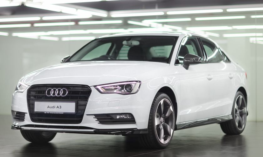 The exclusive Audi A3 Carbon Edition is now available in Malaysia. u00e2u20acu201d Picture by YS Khong