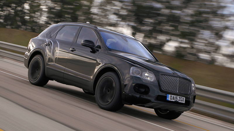The Bentayga SUVu00e2u20acu2122s 12-cylinder engine will propel it to a top speed of 301 kilometres per hour, the Crewe, England-based manufacturer said on Friday. u00e2u20acu201d Picture via Bentley.com
