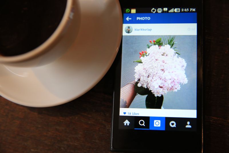 Shannya Preeya promotes her Black Burlap floral bouquet business on Instagram. 