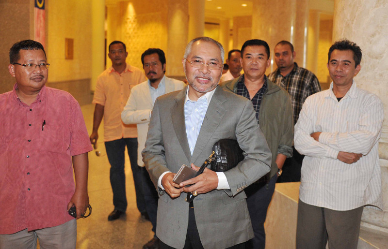 Former Selangor mentri besar Dr Mohamad Khir Toyo arriving at the Federal Court Putrajaya, September 22, 2015.