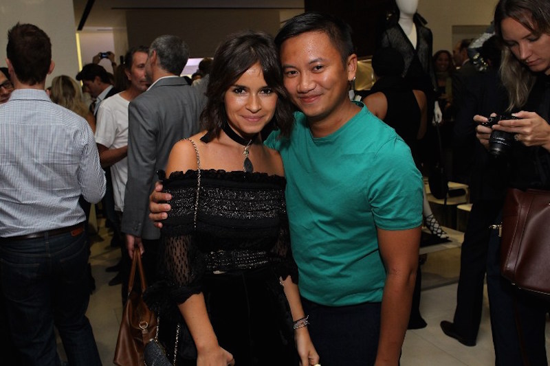 Miroslava Duma and Tommy Ton attend u00e2u20acu02dcFrom Russia With Loveu00e2u20acu2122, Ferragamo Celebrates Fashionu00e2u20acu2122s Night Out 2012 in New York September 6, 2012. u00e2u20acu201d AFP pic