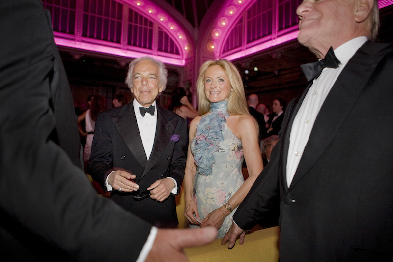 Ralph Lauren and his wife, Ricki, at the Council of Fashion Designers of America awards at the New York Public Library, June 3, 2008. u00e2u20acu201d Picture by Donna Alberico/The New York Times