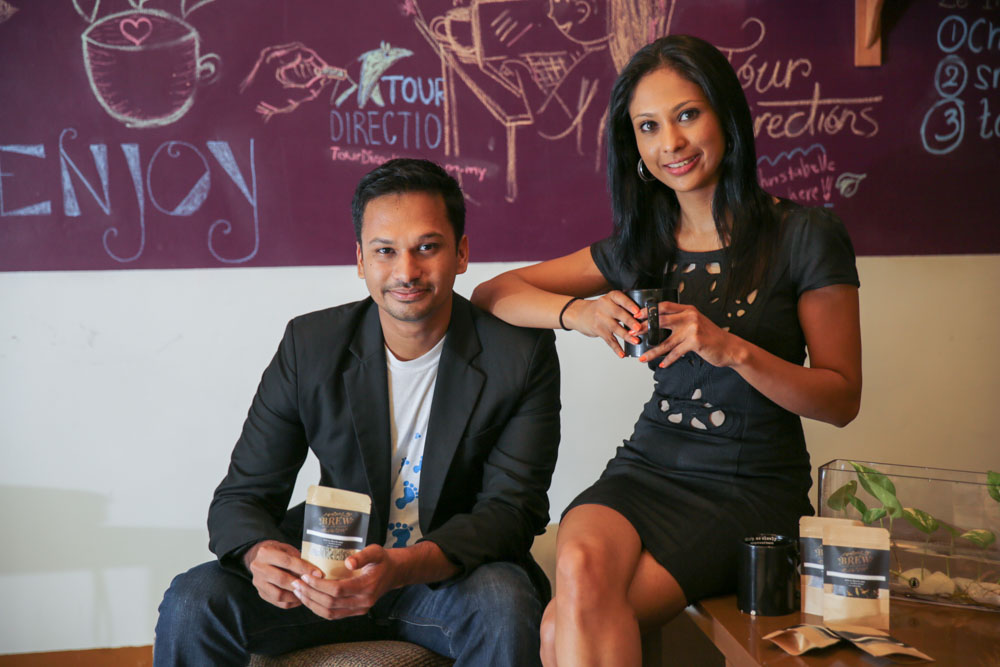 The Das siblings, Chironjit and Promita are the founders of Brew, an online tea company. u00e2u20acu201d Picture by Choo Choo May