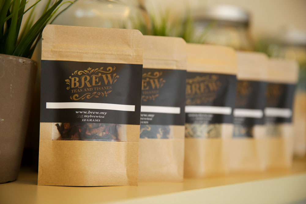 You can pick up smaller sample sachets of loose tea leaves to try from Brew. — Picture by Choo Choo May