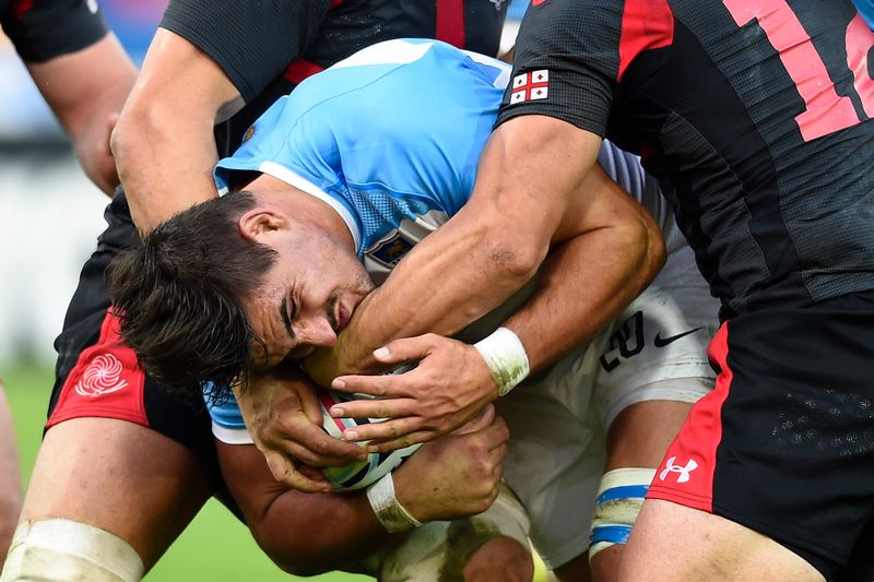 Argentina's Pablo Matera in action against Georgia in Pool C of the Rugby World Cup, September 25, 2015. u00e2u20acu201d Reuters pic  