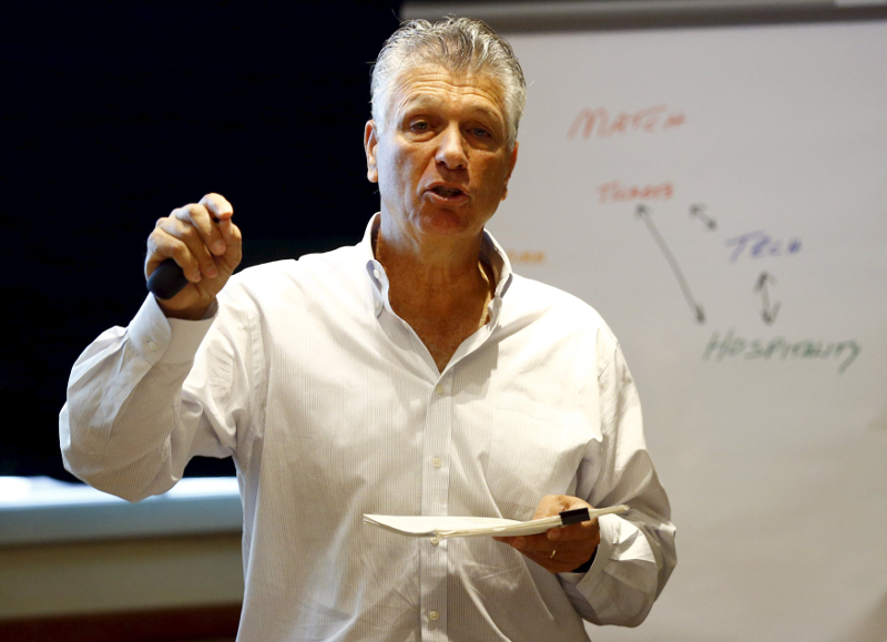 Former Israeli football player and hospitality ticket agent Benny Alon speaks to media during a news conference in Zurich, Switzerland September 17, 2015. u00e2u20acu201d Reuters pic