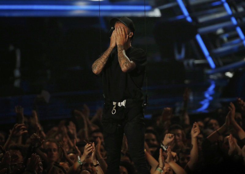 A source close to the Biebs said that he was just plain overwhelmed because he ‘worked so hard not just on the performance but himself.’ — Reuters pic