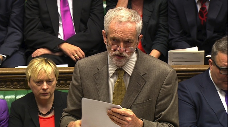 Jeremy Corbyn, the new leader of Britain's opposition Labour Party takes part in his first Prime Minister's Questions in the House of Commons in Westminster, London, September 16, 2015. u00e2u20acu201d Reuters pic