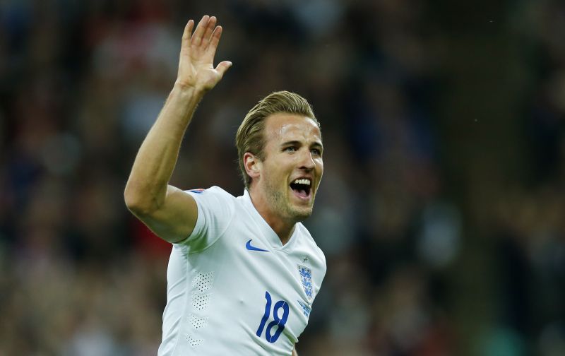 Football - England v Switzerland - UEFA Euro 2016 Qualifying Group E - Wembley Stadium, London, England - 8/9/15 Harry Kane celebrates after scoring the first goal for England Reuters / Eddie Keogh Livepic