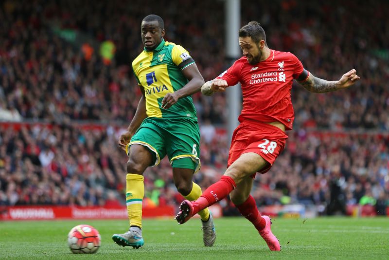 Liverpool v Norwich City - Barclays Premier League - Anfield - 20/9/15 Danny Ings scores the first goal for Liverpool Action Images via Reuters / Alex Morton Livepic