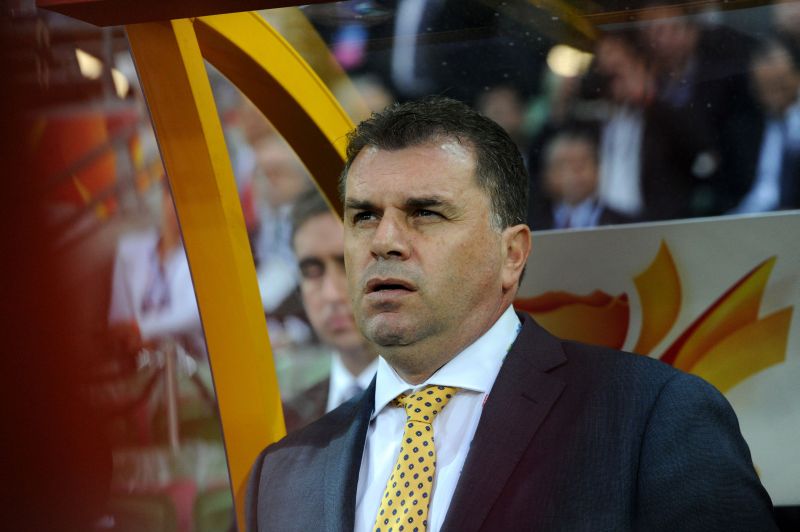 Australia coach Ange Postecoglou first round Asian Cup v Kuwait in Melbourne, January 9, 2015. nAFP PHOTO / MAL FAIRCLOUGH n