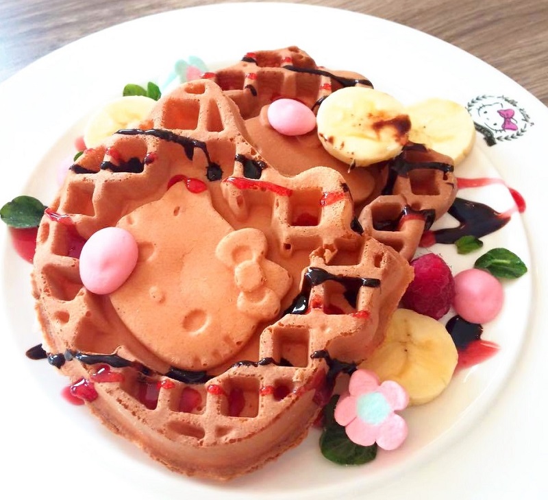 How cute are these Hello Kitty Waffles! — Picture courtesy of Sunway Pyramid