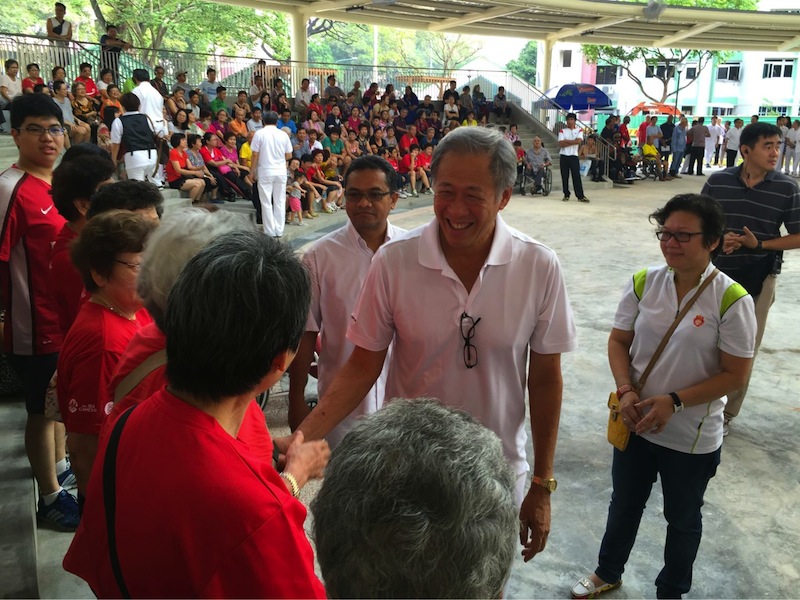 Dr Ng Eng Hen at a community event on Sept 6, 2015. u00e2u20acu201d TODAY pic