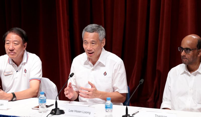 Singapore Prime Minister Lee Hsien Loong speaking at a press conference in Singapore, September 12, 2015. u00e2u20acu201d TODAY pic