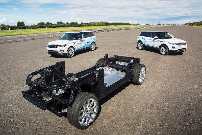 Jaguar Land rover reveals pioneering low- and zero-emissions powertrain research. u00e2u20acu201d AFP picn