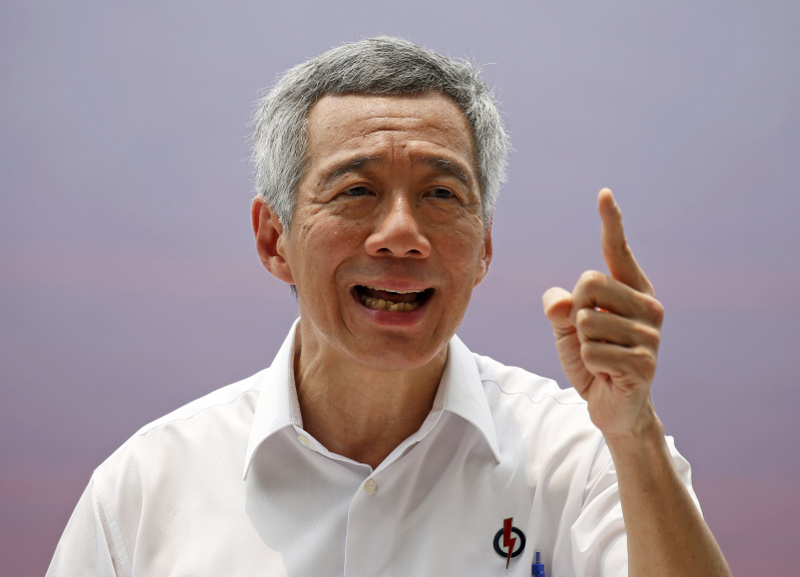 Secretary-General of the ruling Peopleu00e2u20acu2122s Action Party (PAP) Lee Hsien Loong speaks at a lunchtime rally in the central business district in Singapore September 8, 2015. u00e2u20acu201d Reuters pic
