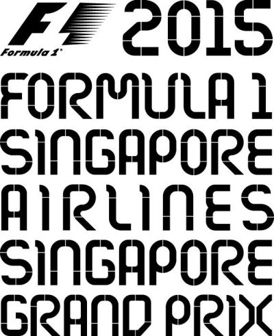 logo The SINGAPORE GRAND PRIX F1 FORMULA 1. © 2015 Singapore GP Pte. Ltd.