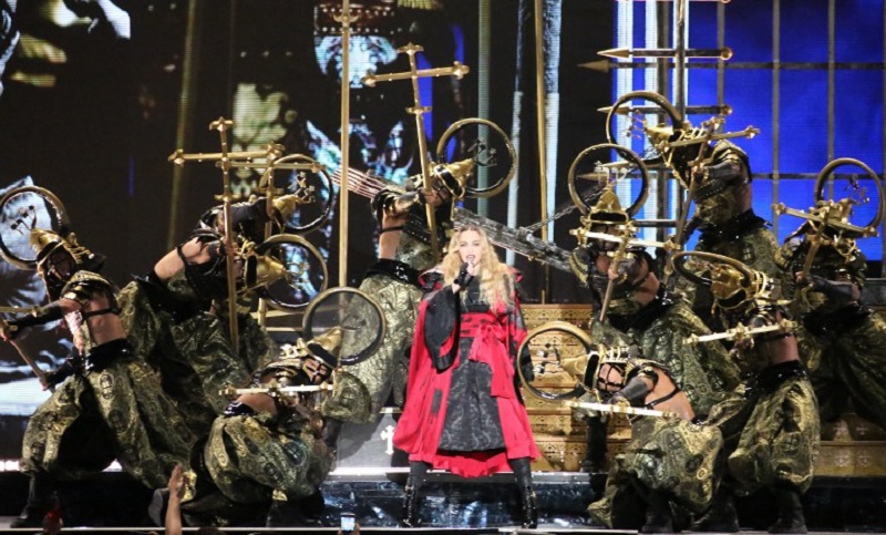 Madonna performs at Madison Square Garden in New York City, September 16, 2015. u00e2u20acu201d AFP pic                